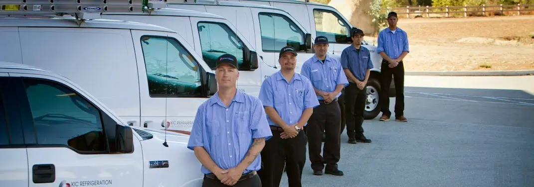 KIC Refrigeration crew ready for Mini Split Repair jobs across Orange